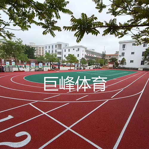 汕头市潮阳区城南凤东小学透气型跑道和丙烯酸球场